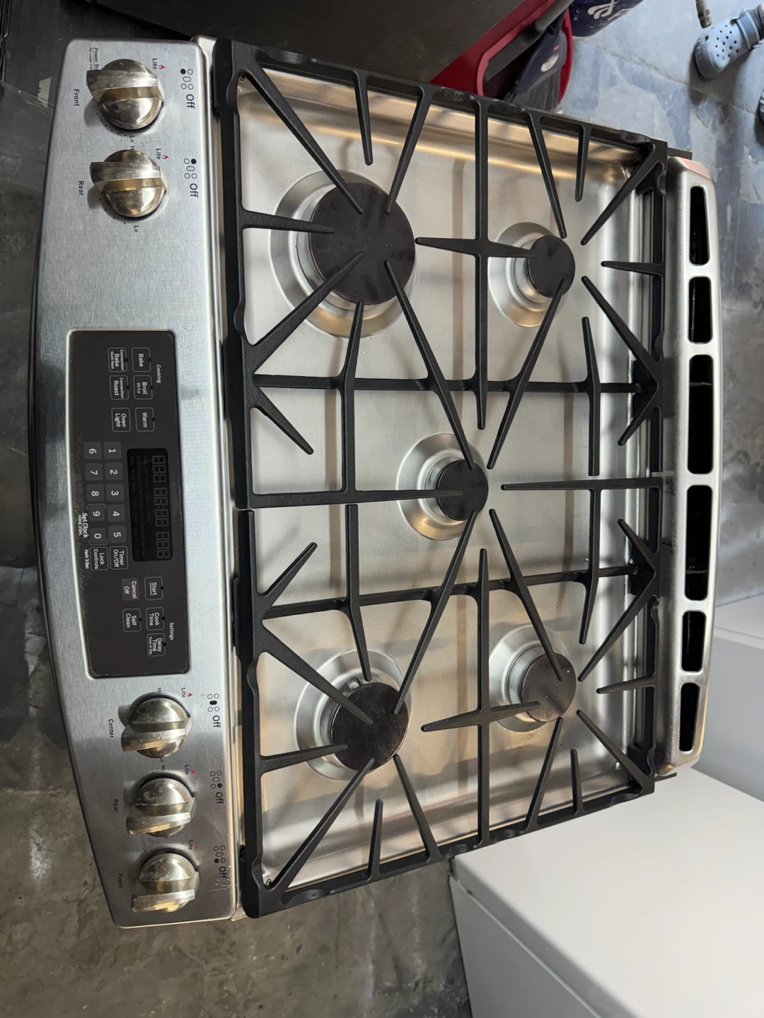 GE Stainless Steel Gas Range