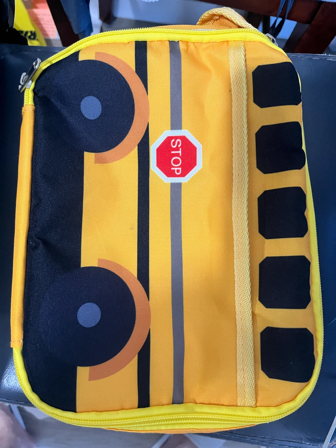 Yellow School Bus Lunch Bag