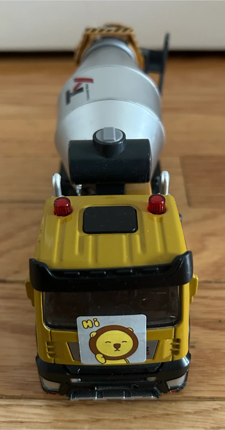 Yellow Concrete Mixer Toy Truck - photo 2