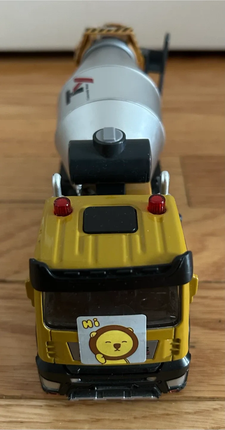 Yellow Concrete Mixer Toy Truck - photo 2