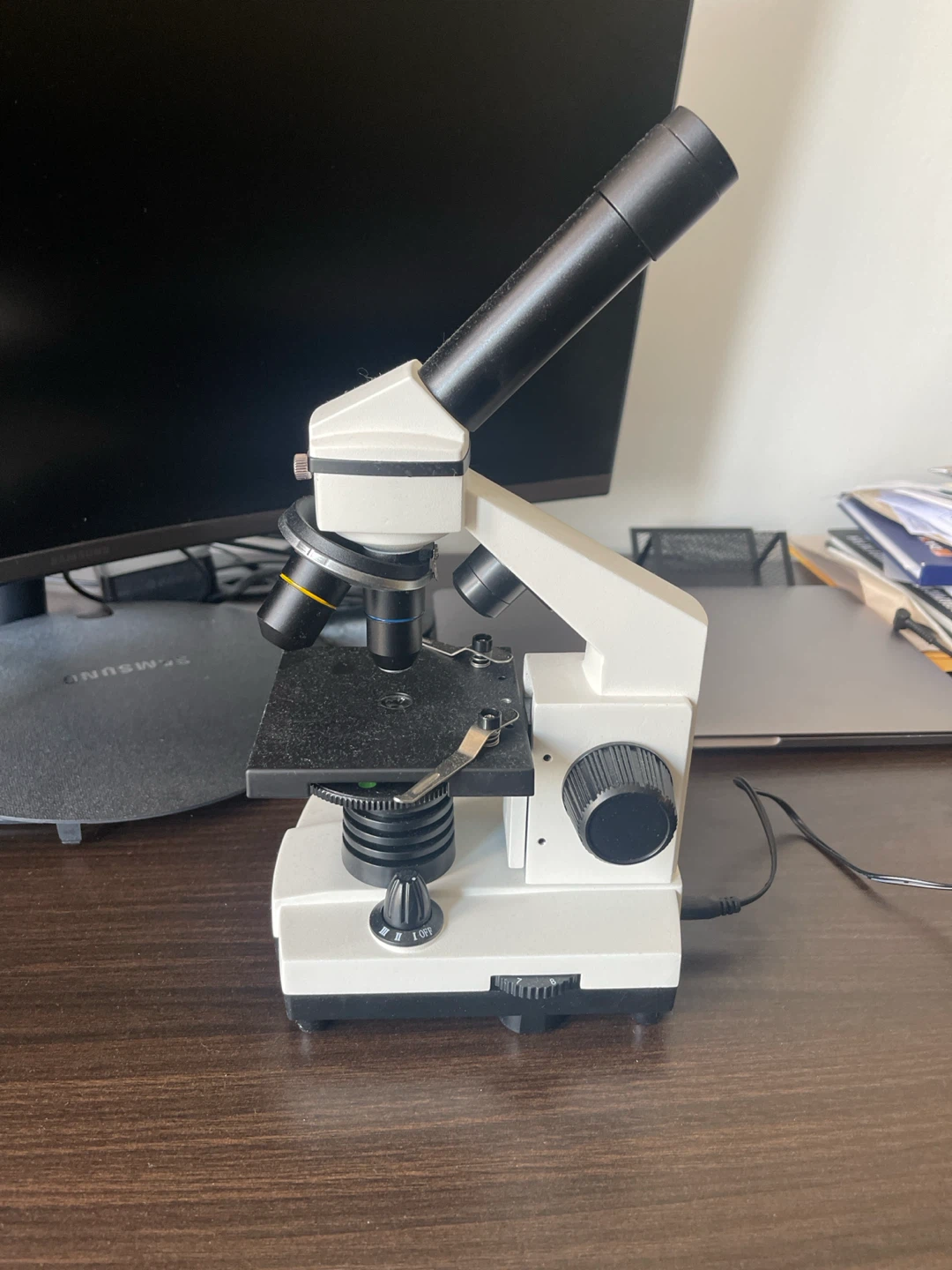 White Microscope