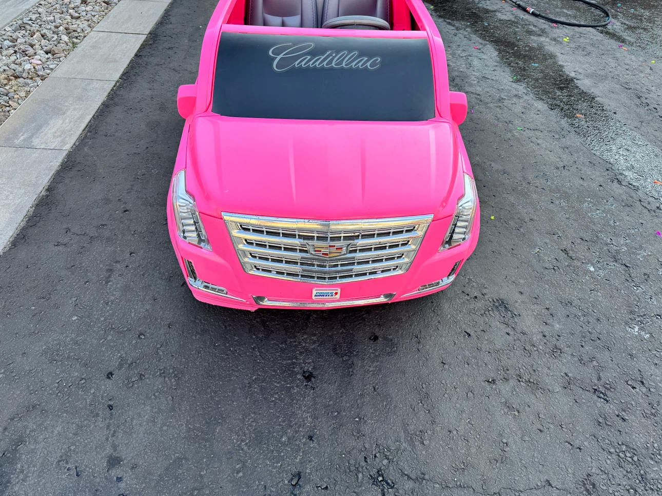 Pink Cadillac Barbie Ride-On Car - photo 3