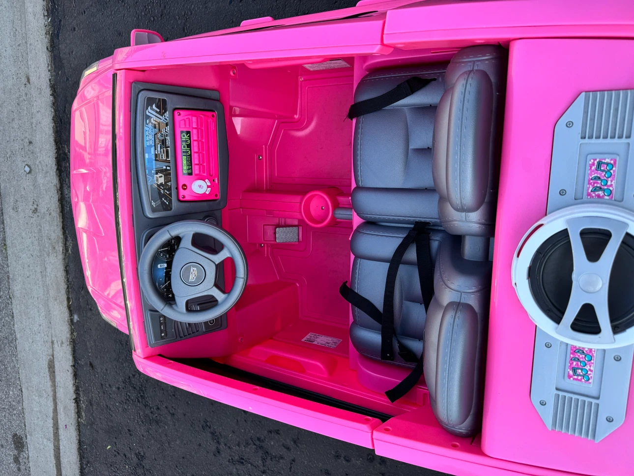 Pink Cadillac Barbie Ride-On Car - photo 5