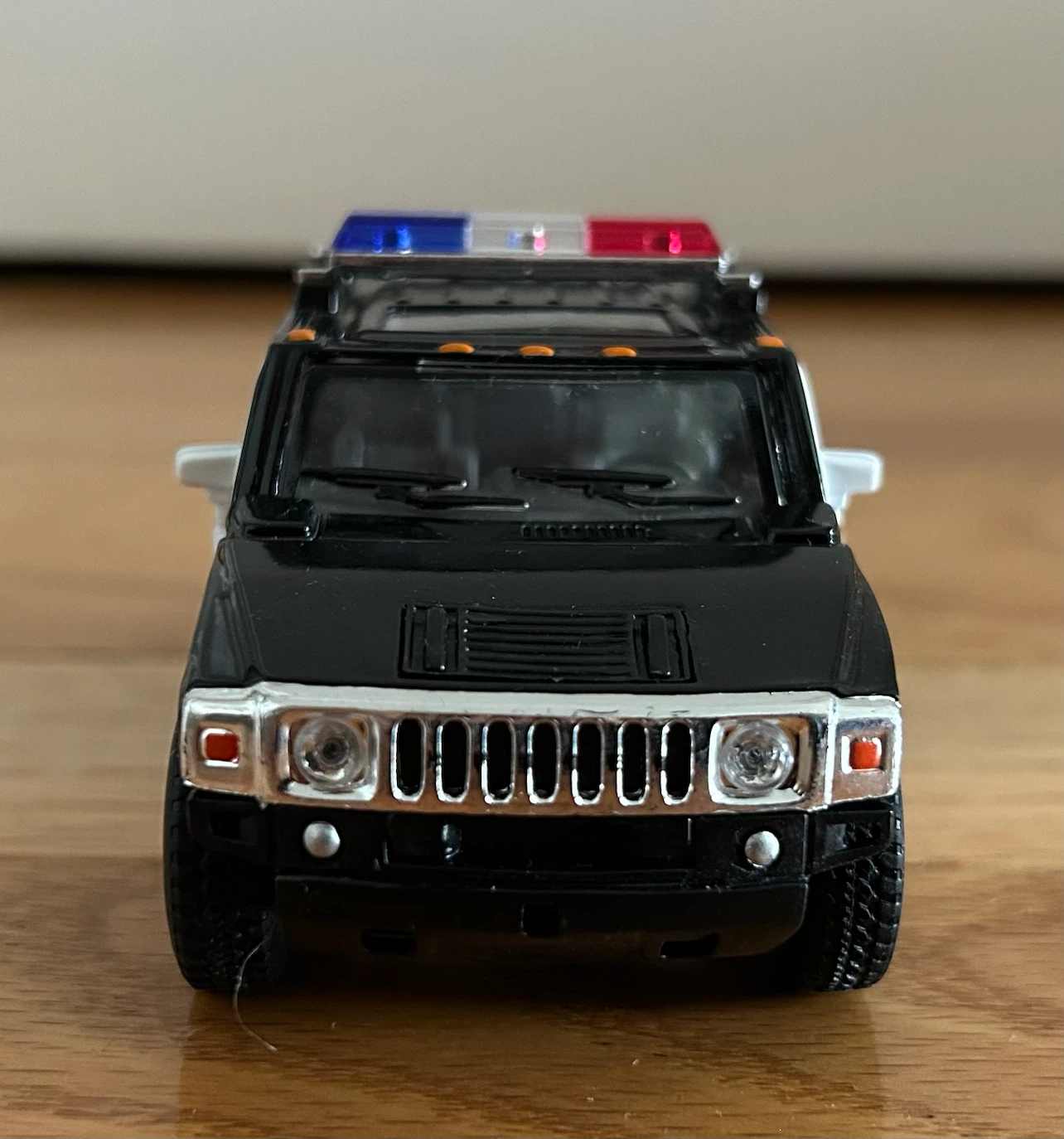 Black Hummer H2 Police Toy Truck