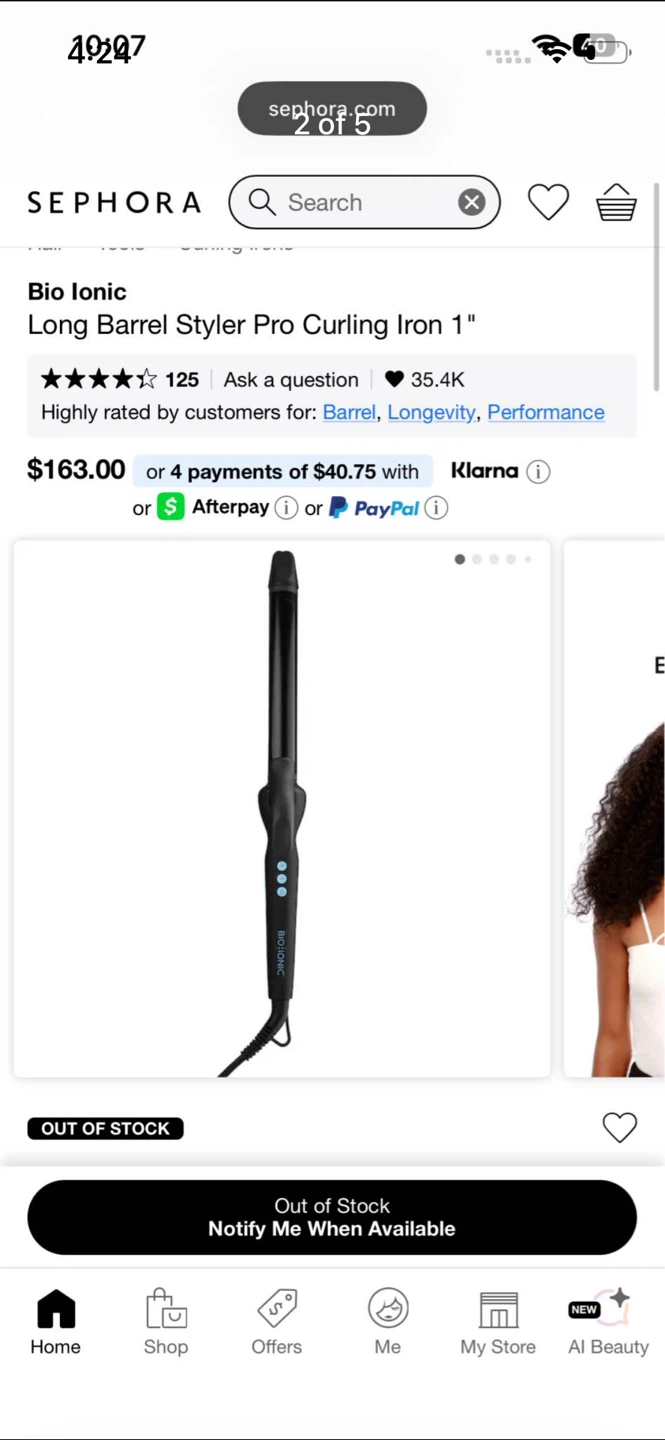 Bio Ionic Curling Iron - photo 5