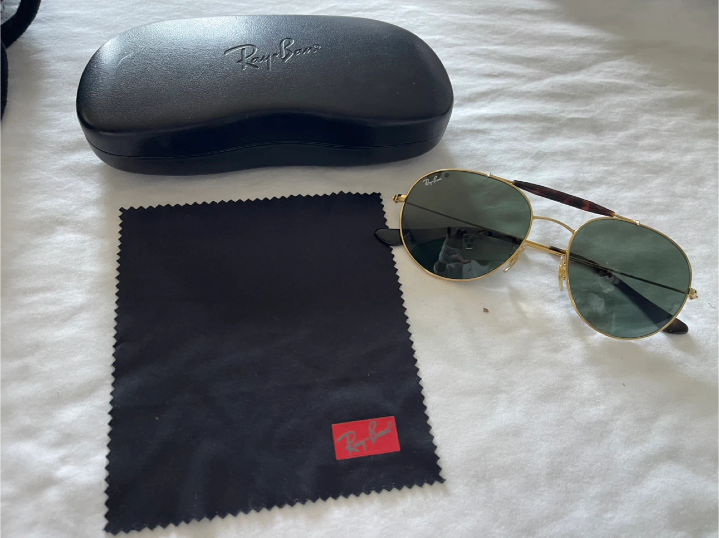 Ray-Ban Aviator Sunglasses with Case and Cloth - photo 5