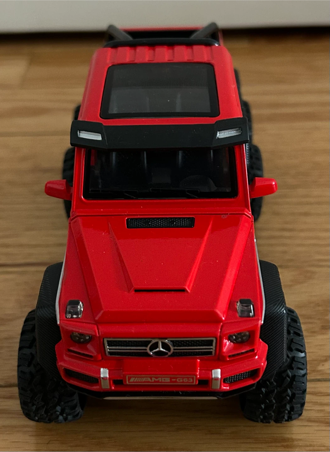 Red Mercedes-AMG G63 6x6 Toy Truck - photo 3