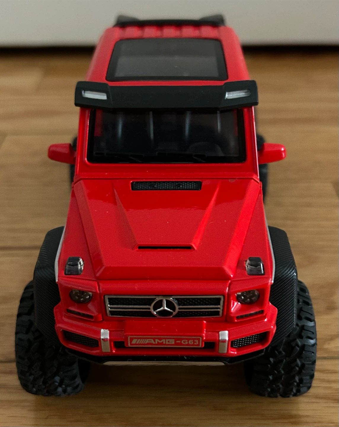 Red Mercedes-AMG G63 6x6 Toy Truck - photo 4