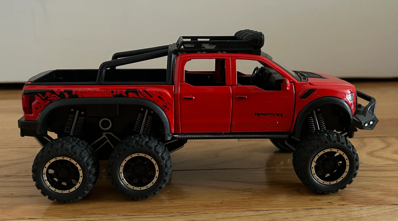 Red "Beast Raptor" Ford F-150 Toy Truck - photo 2