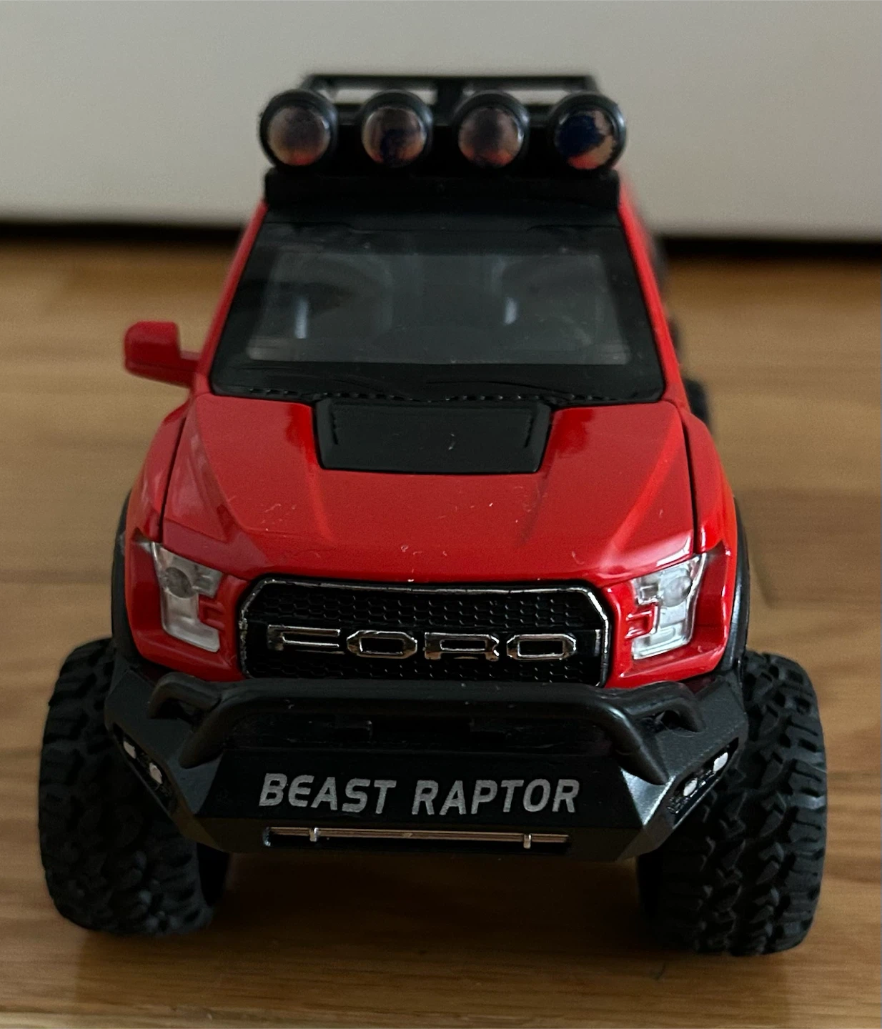 Red "Beast Raptor" Ford F-150 Toy Truck - photo 3