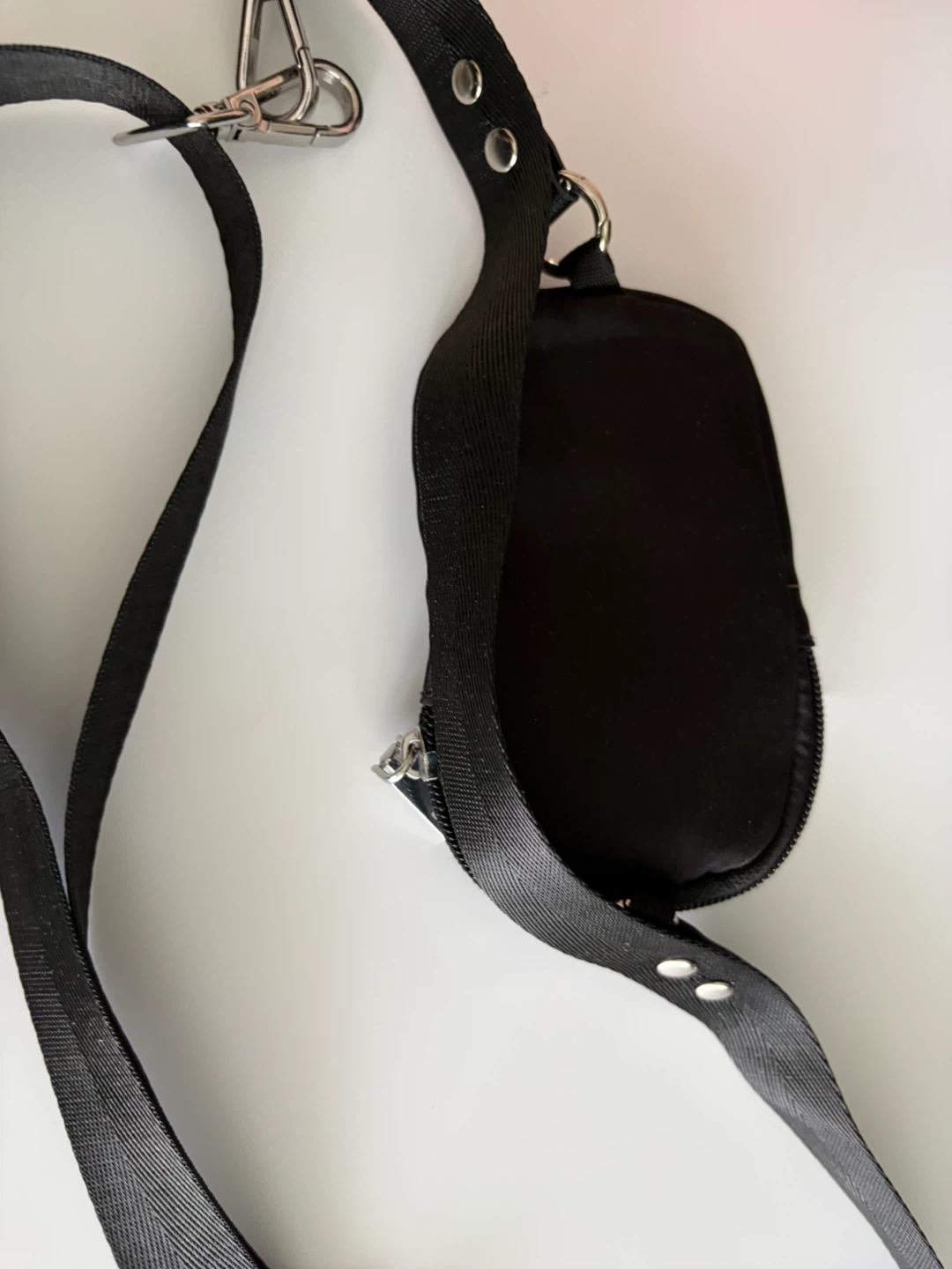 New Black Lanyard With Zipper Pocket Wallet - photo 4