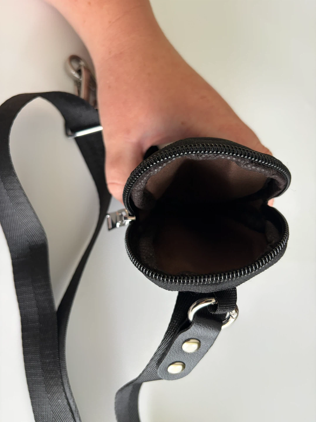 New Black Lanyard With Zipper Pocket Wallet - photo 5