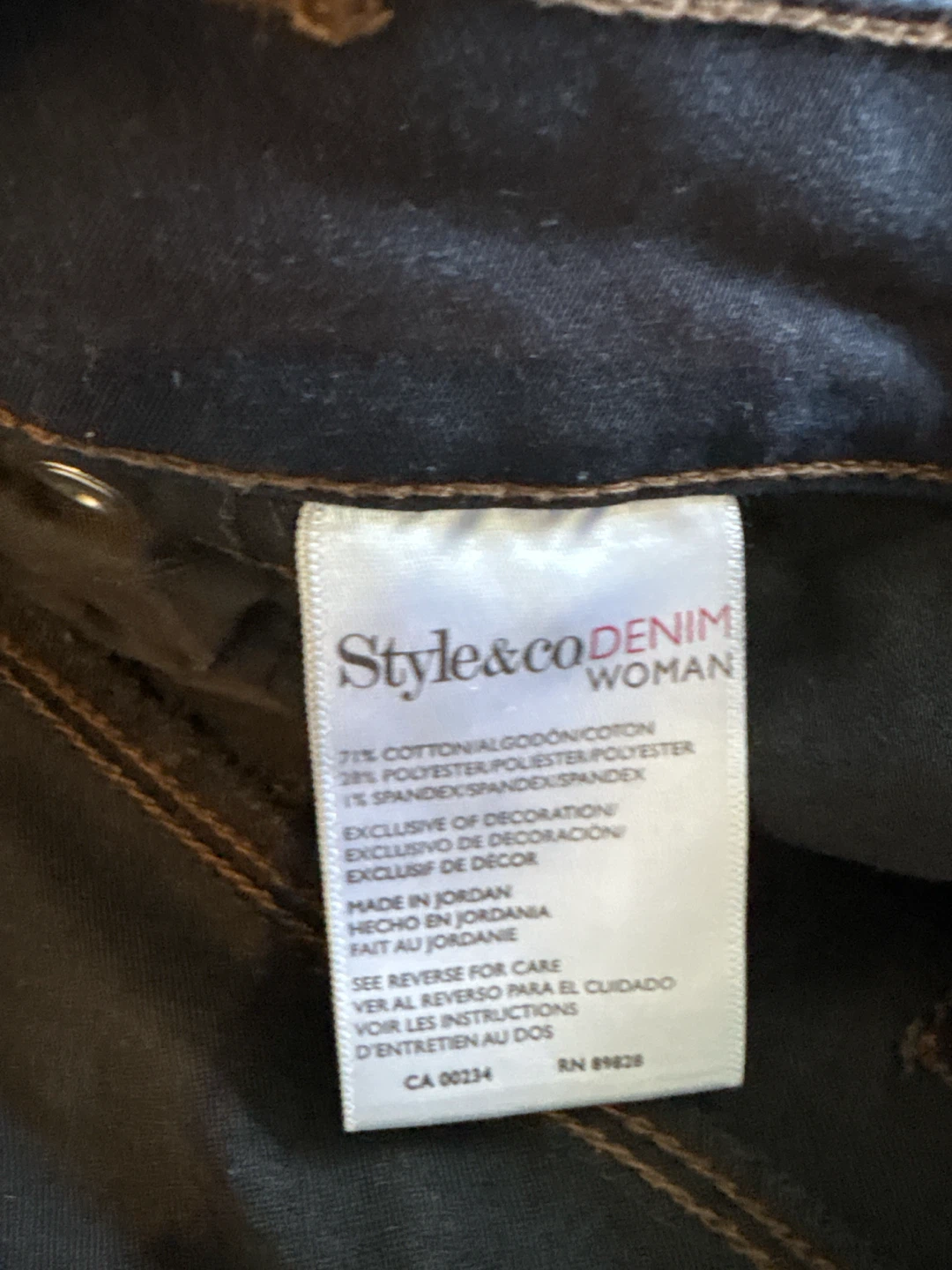 Style & Co Denim Woman Curvy Skinny Leg Jeans - photo 4