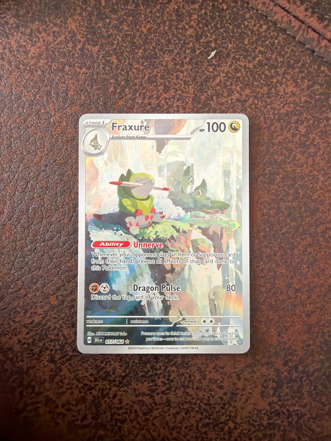 Pokémon TCG Card - Fraxure 077/064