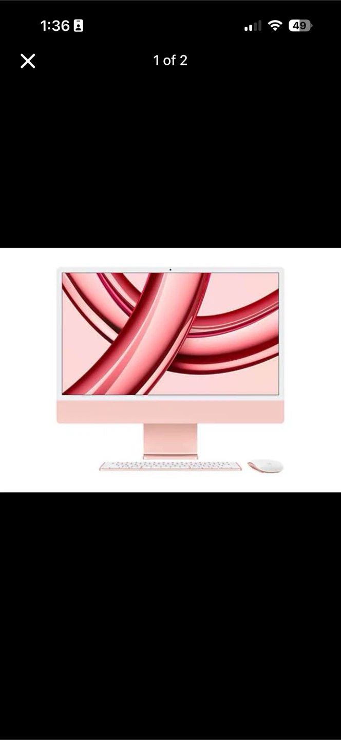 Apple iMac 24-Inch M1 2021 Pink - photo 2