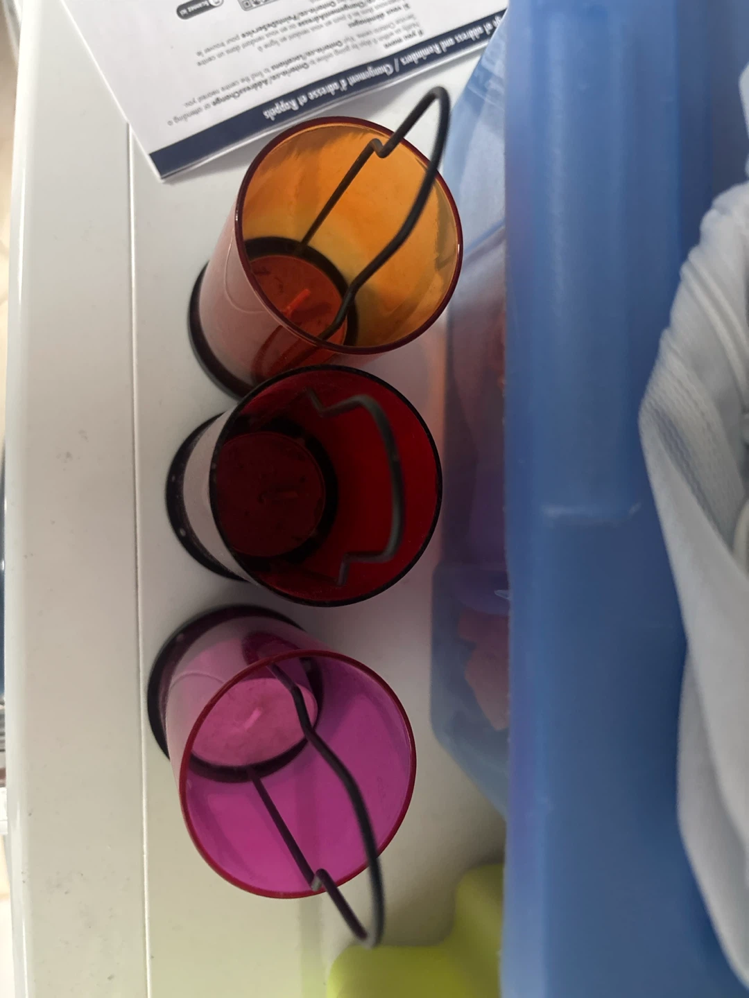 Set of 3 Colourful Glass Lanterns - photo 2