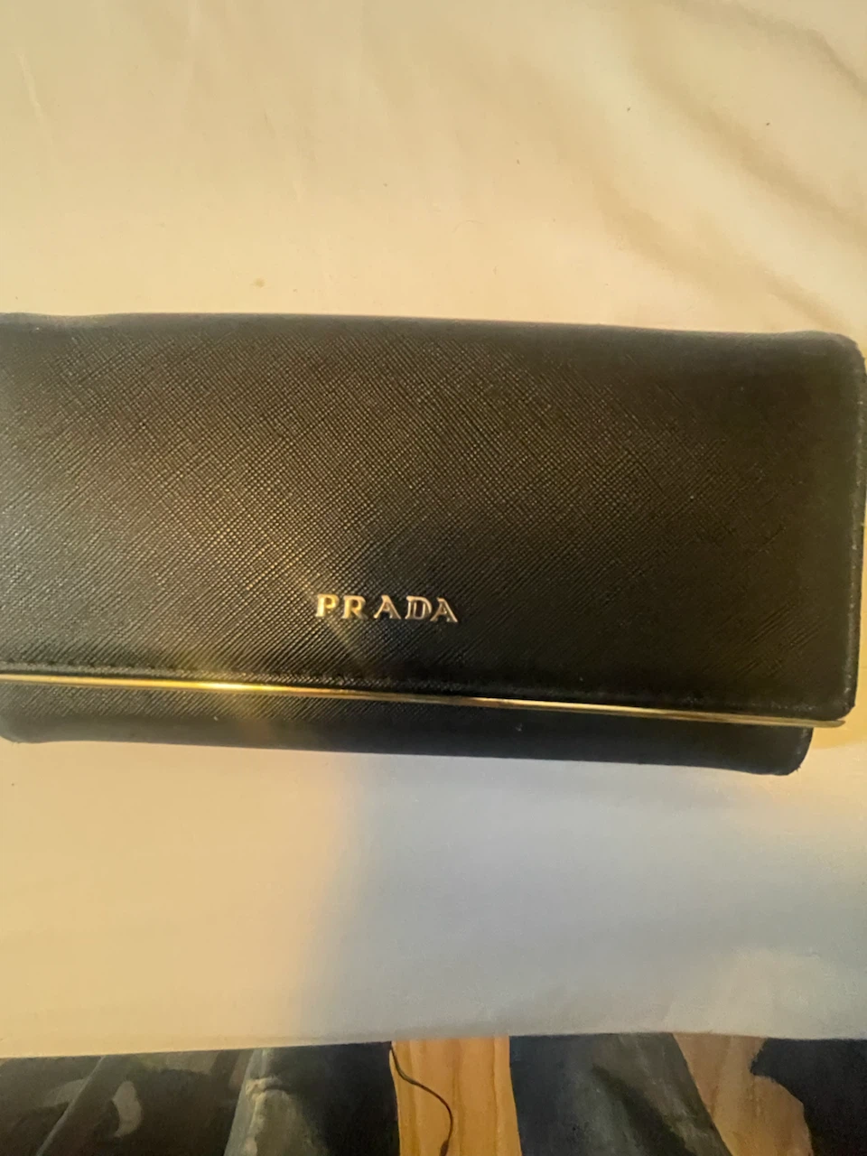 Prada Black Leather Wallet