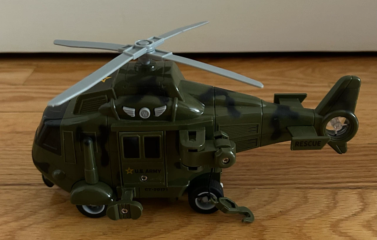 U.S. Army Rescue Helicopter Toy - photo 3