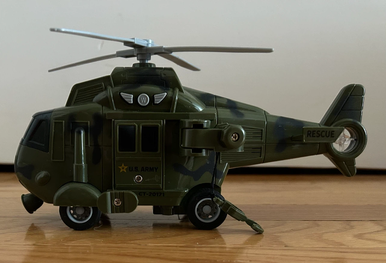 U.S. Army Rescue Helicopter Toy - photo 4