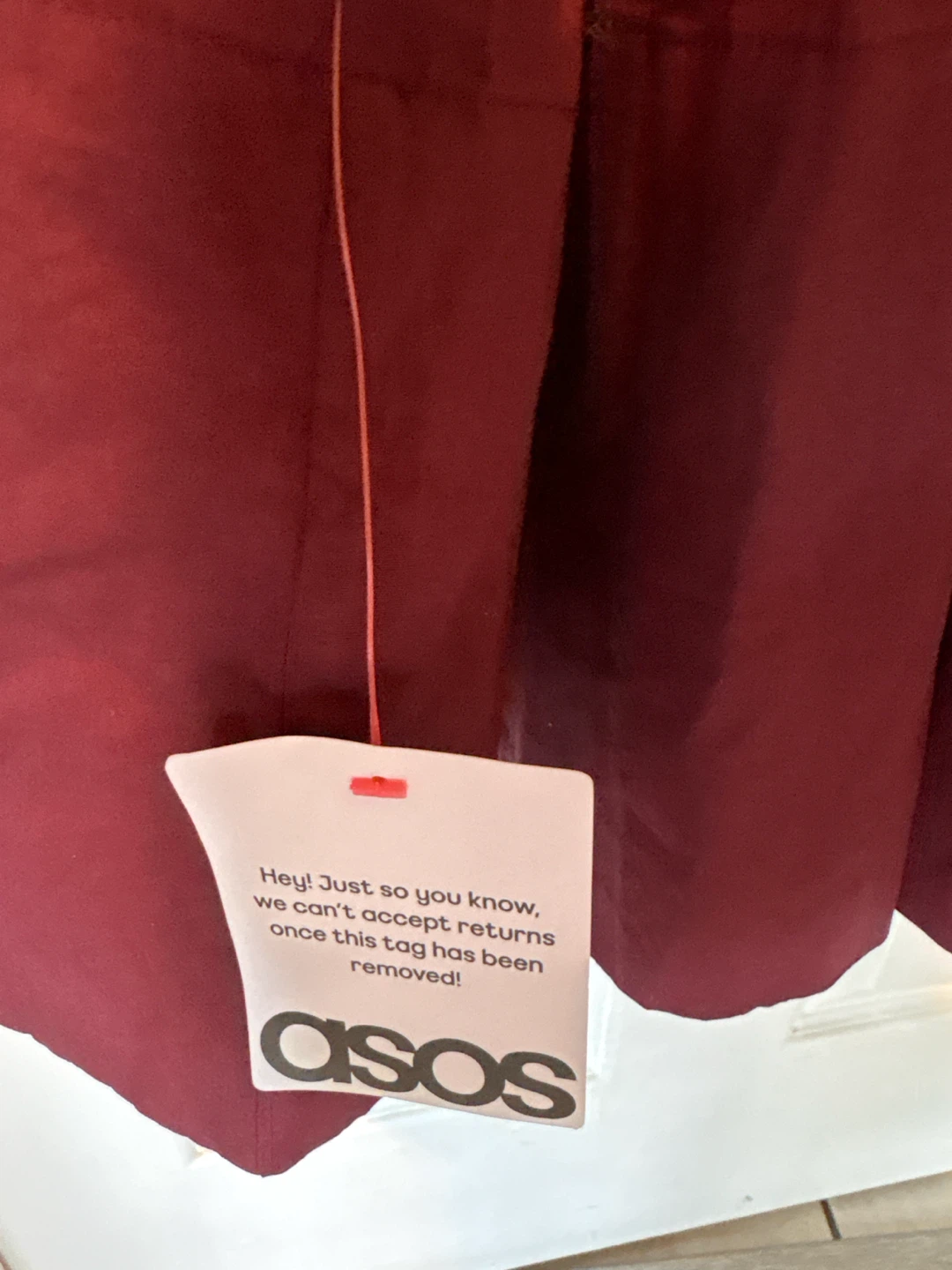 ASOS DESIGN Maroon Maxi Dress - UK 24 - photo 3