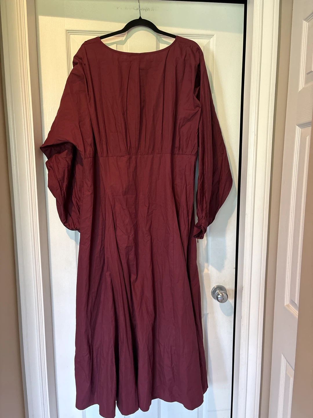 ASOS DESIGN Maroon Maxi Dress - UK 24 - photo 4