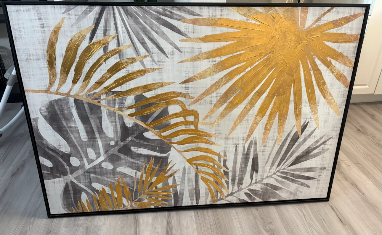 Framed Wall Art - Tropical Leaves