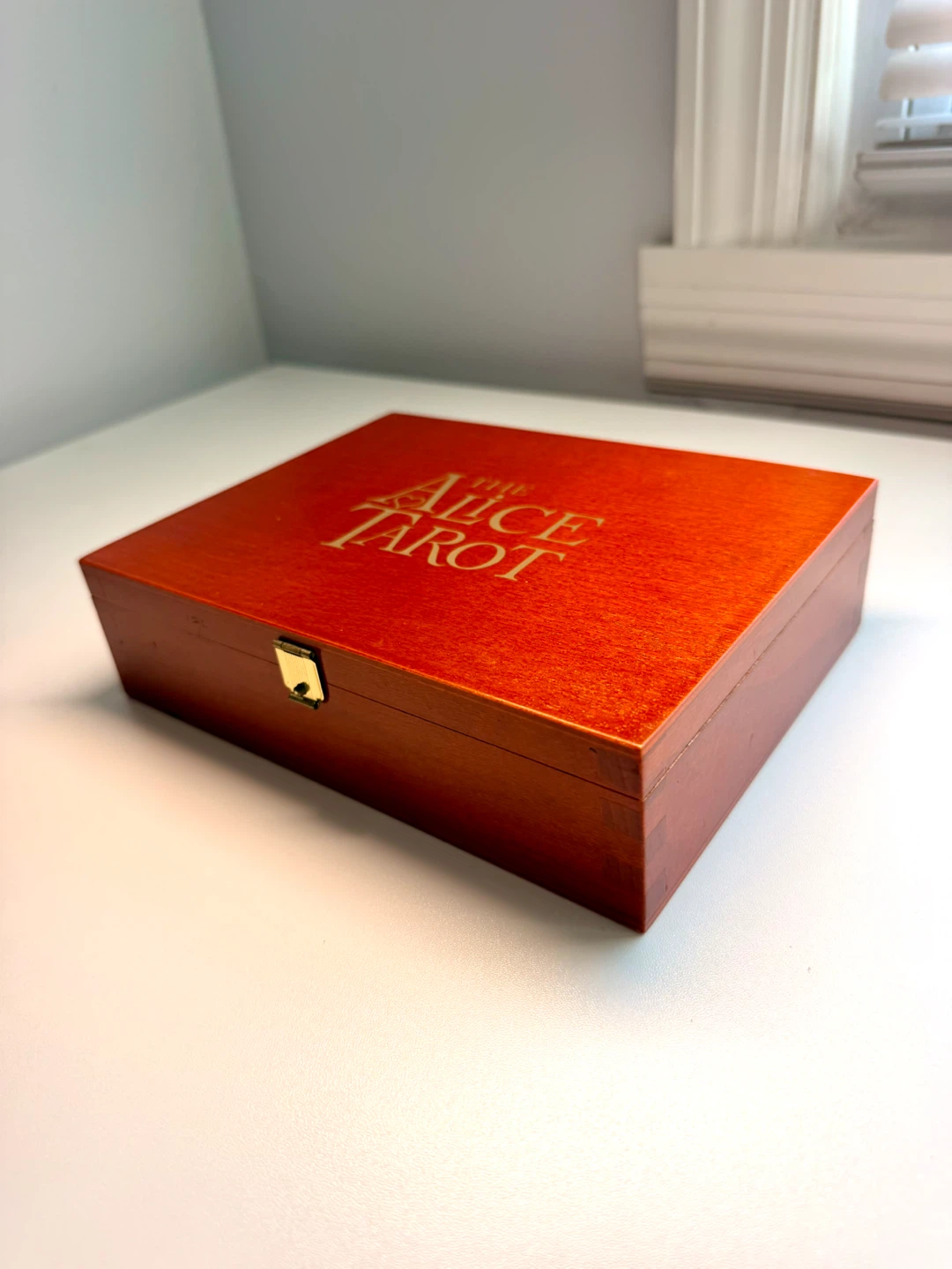 The Alice Tarot Baba Studio Wooden Box SIGNED CARD 80 Cards