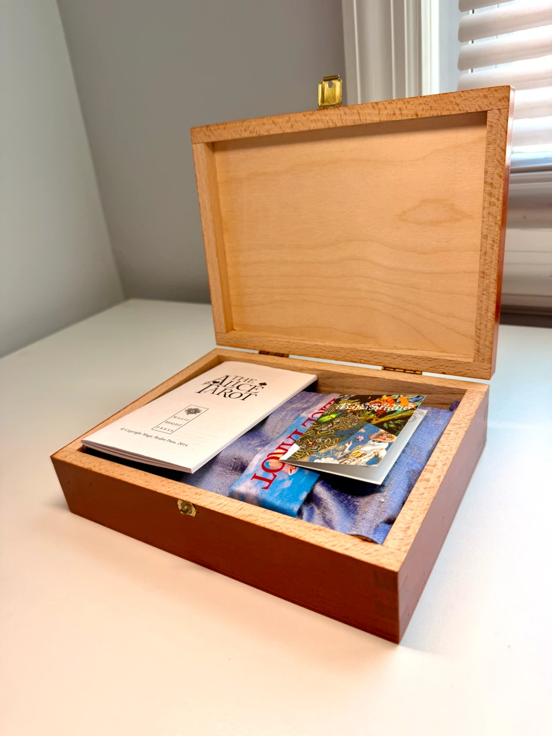 The Alice Tarot Baba Studio Wooden Box SIGNED CARD 80 Cards - photo 3
