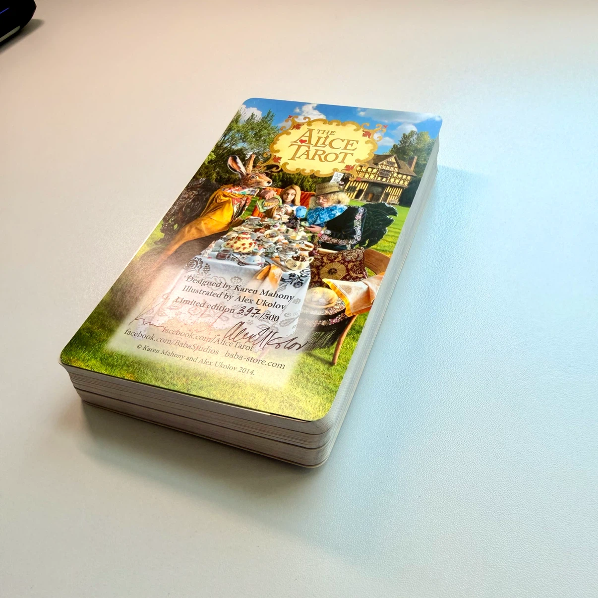 The Alice Tarot Baba Studio Wooden Box SIGNED CARD 80 Cards - photo 4