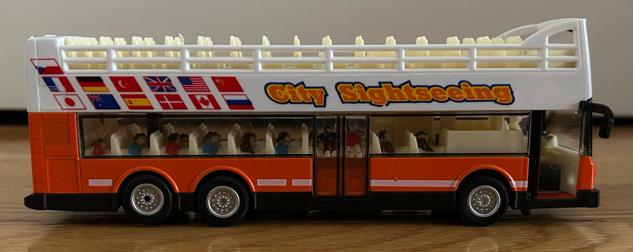 City Sightseeing Double Decker Bus Toy