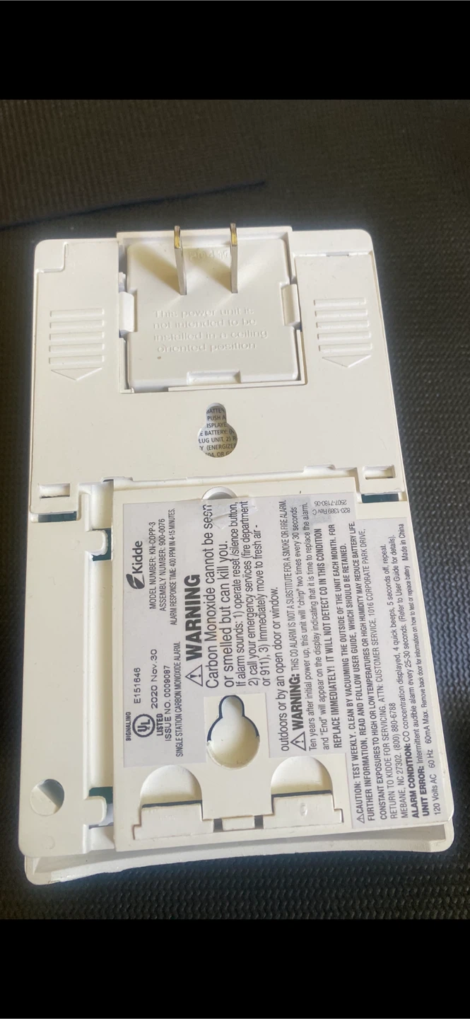 Kidde Carbon Monoxide Alarm - photo 3
