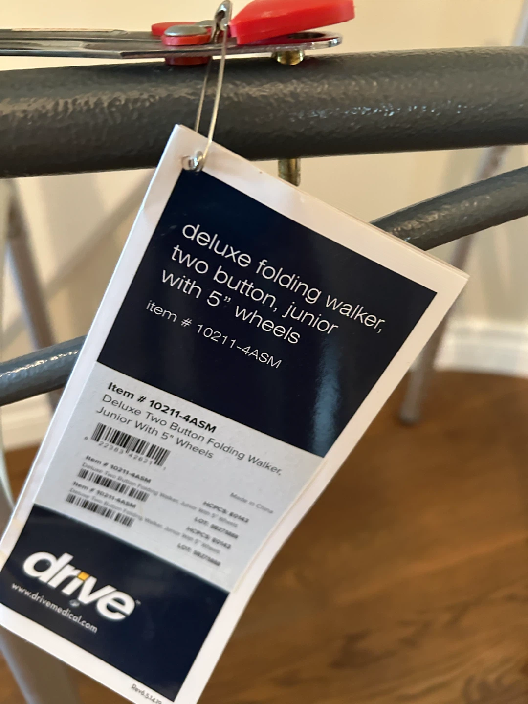 DRIVE 2 WHEELED FOLDING WALKER (SEE LISTING) - photo 4