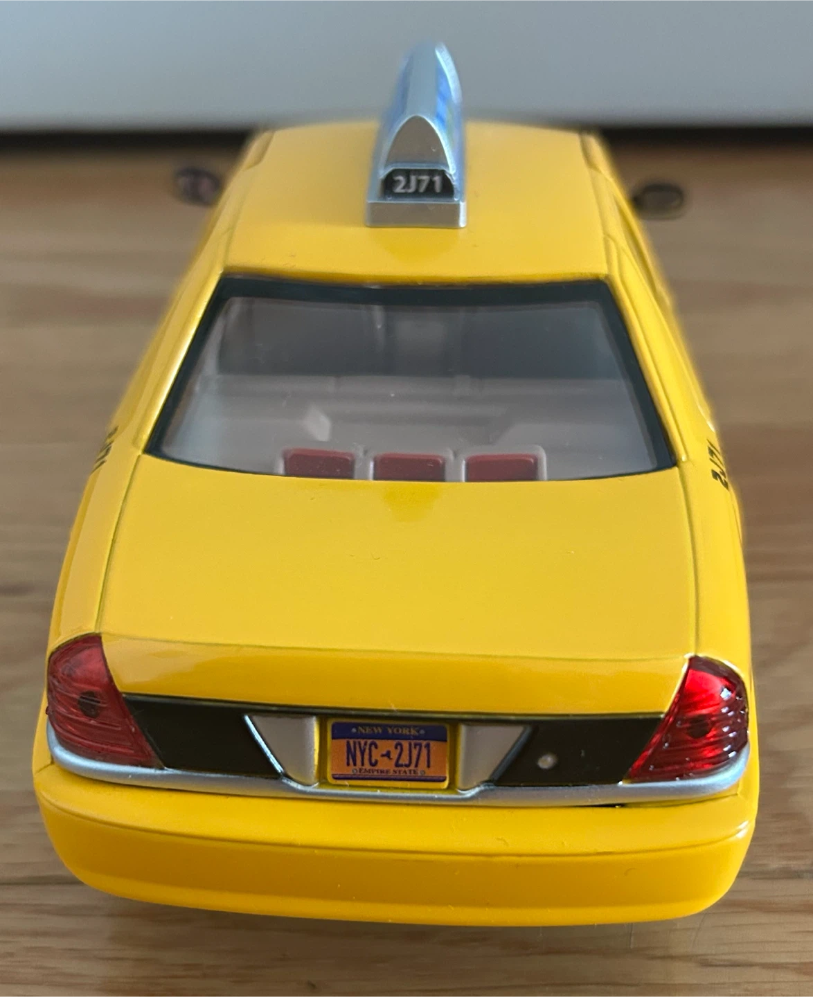 Yellow Ford Crown Victoria Taxi Toy Car - photo 5