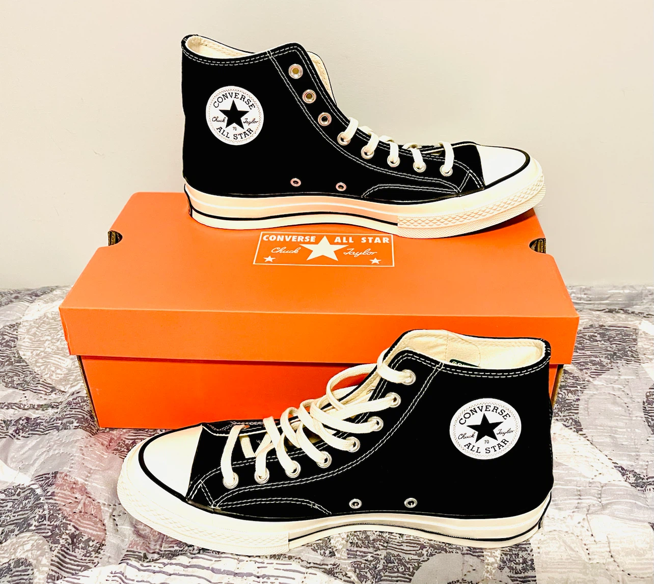 Converse Chuck Taylor 70 High Black Shoes - photo 2