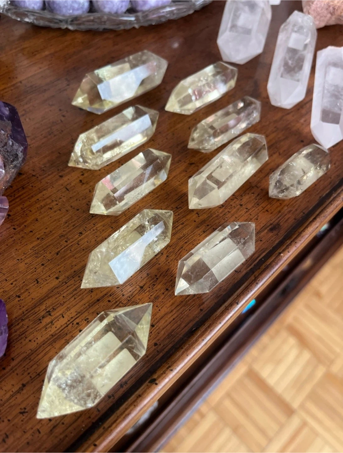 Double-Terminated Citrine Wands – Multiple Available - photo 3
