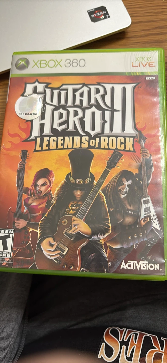Xbox 360 Guitar Hero III Legends of Rock Game