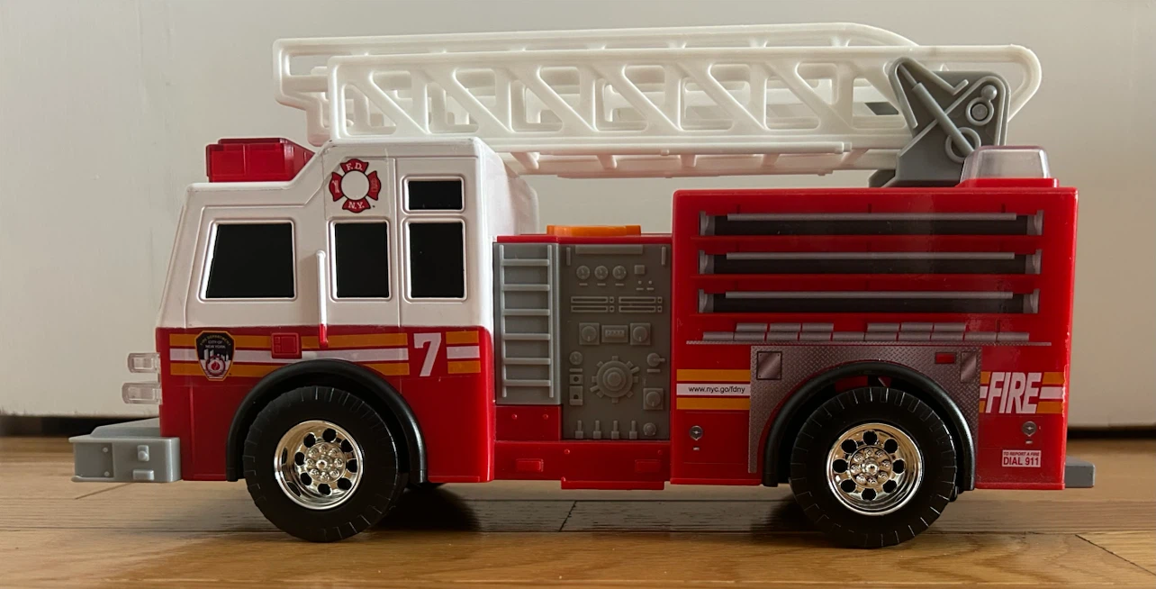 FDNY Fire Truck Toy Ladder Vehicle - photo 3