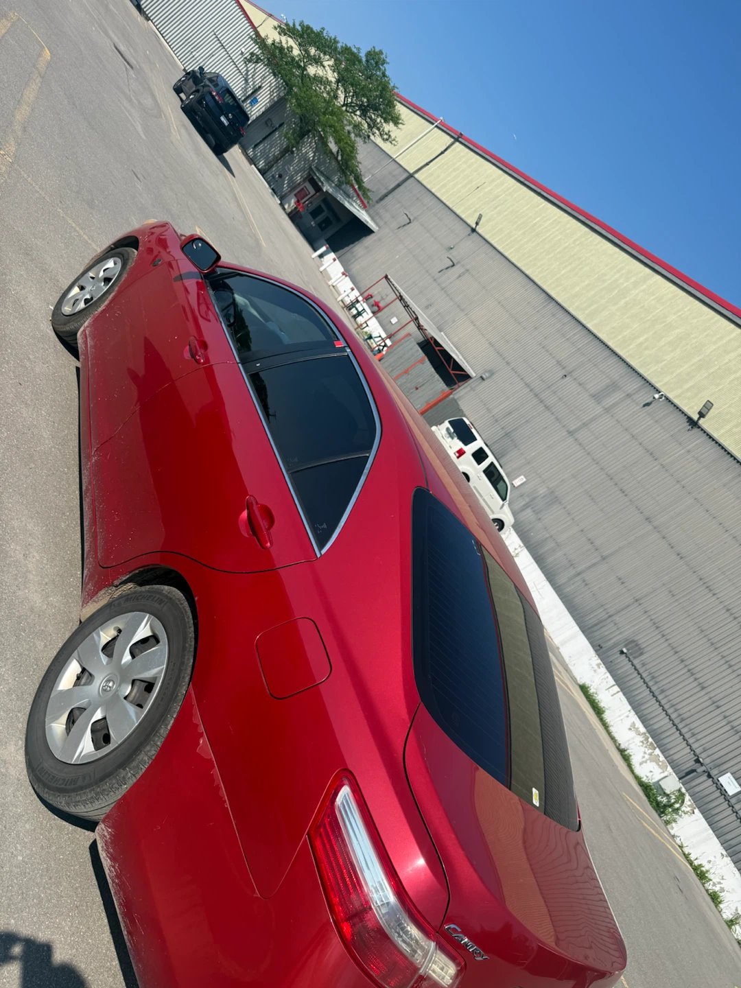Red Toyota Camry LE Sedan - photo 2