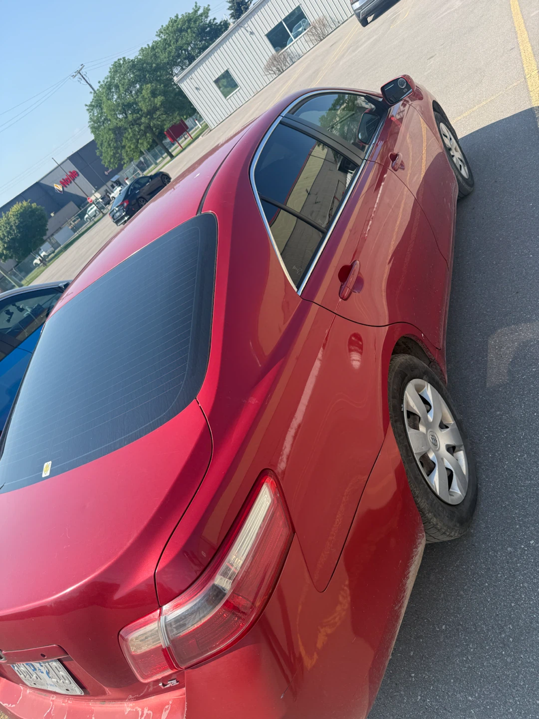 Red Toyota Camry LE Sedan - photo 4