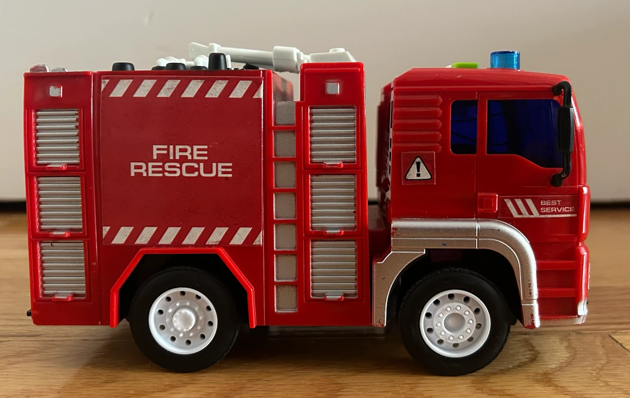 Red Fire Rescue Toy Truck - photo 4