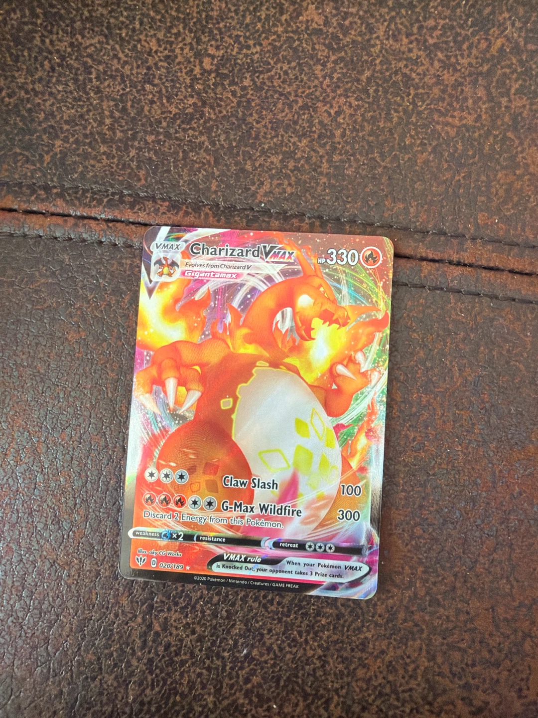 Pokemon Charizard VMAX Card