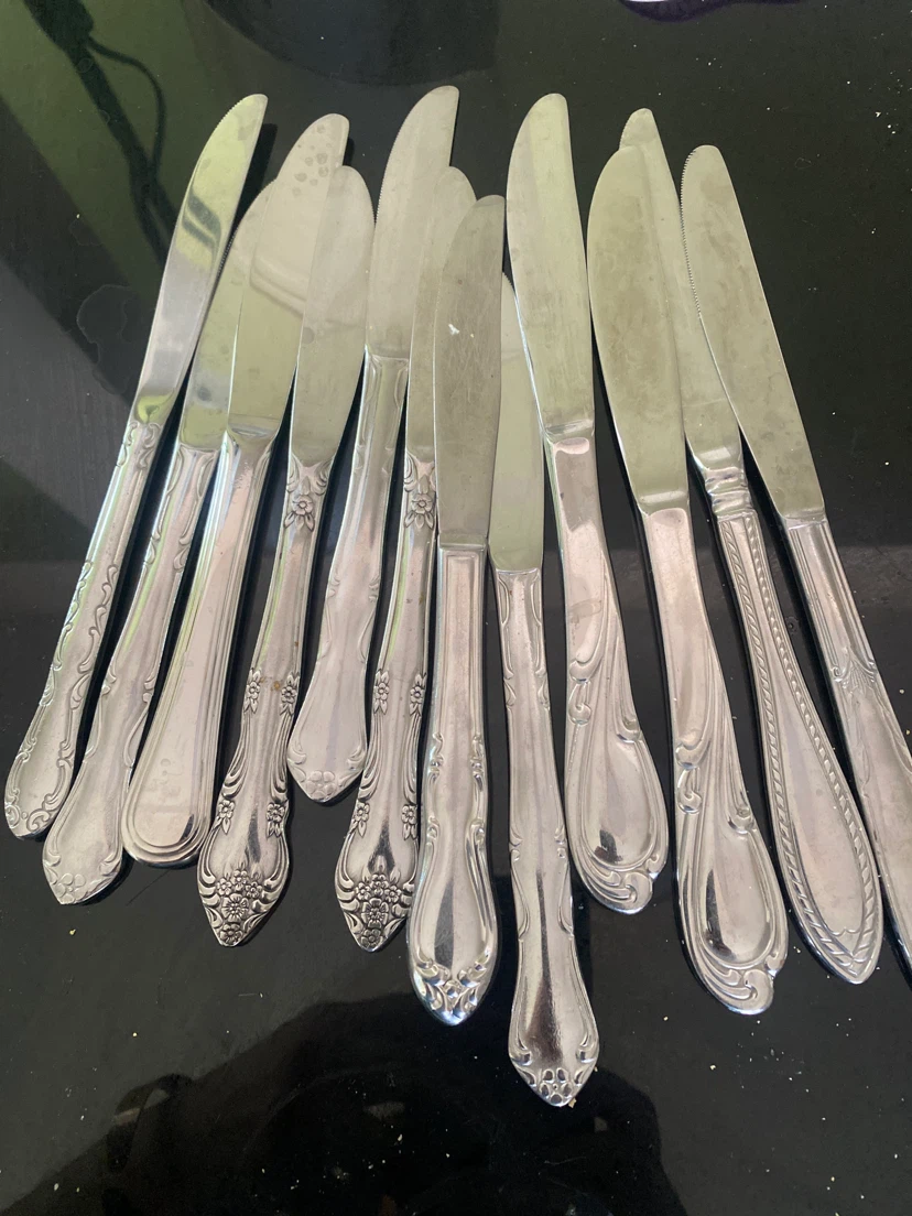 Set of 12 Silver-Plated Butter Knives - photo 2
