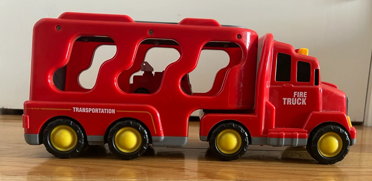 Red Fire Truck Transportation Toy