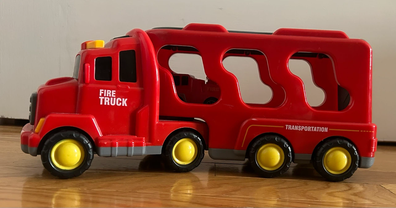 Red Fire Truck Transportation Toy - photo 4