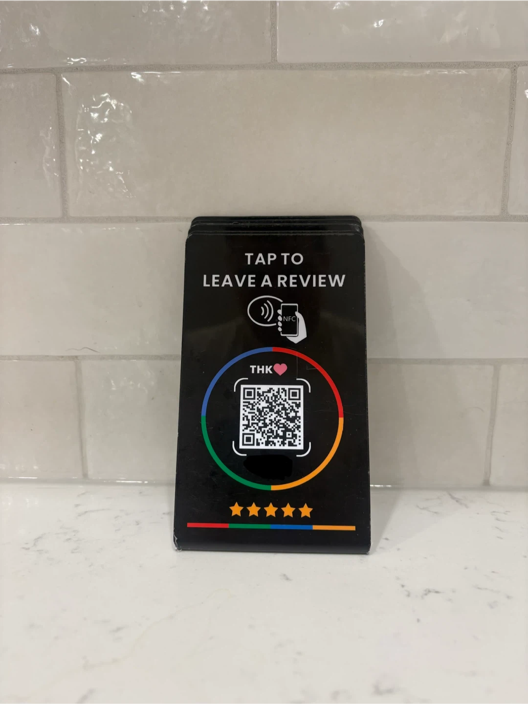 Black Display Stand for Cards or Phones