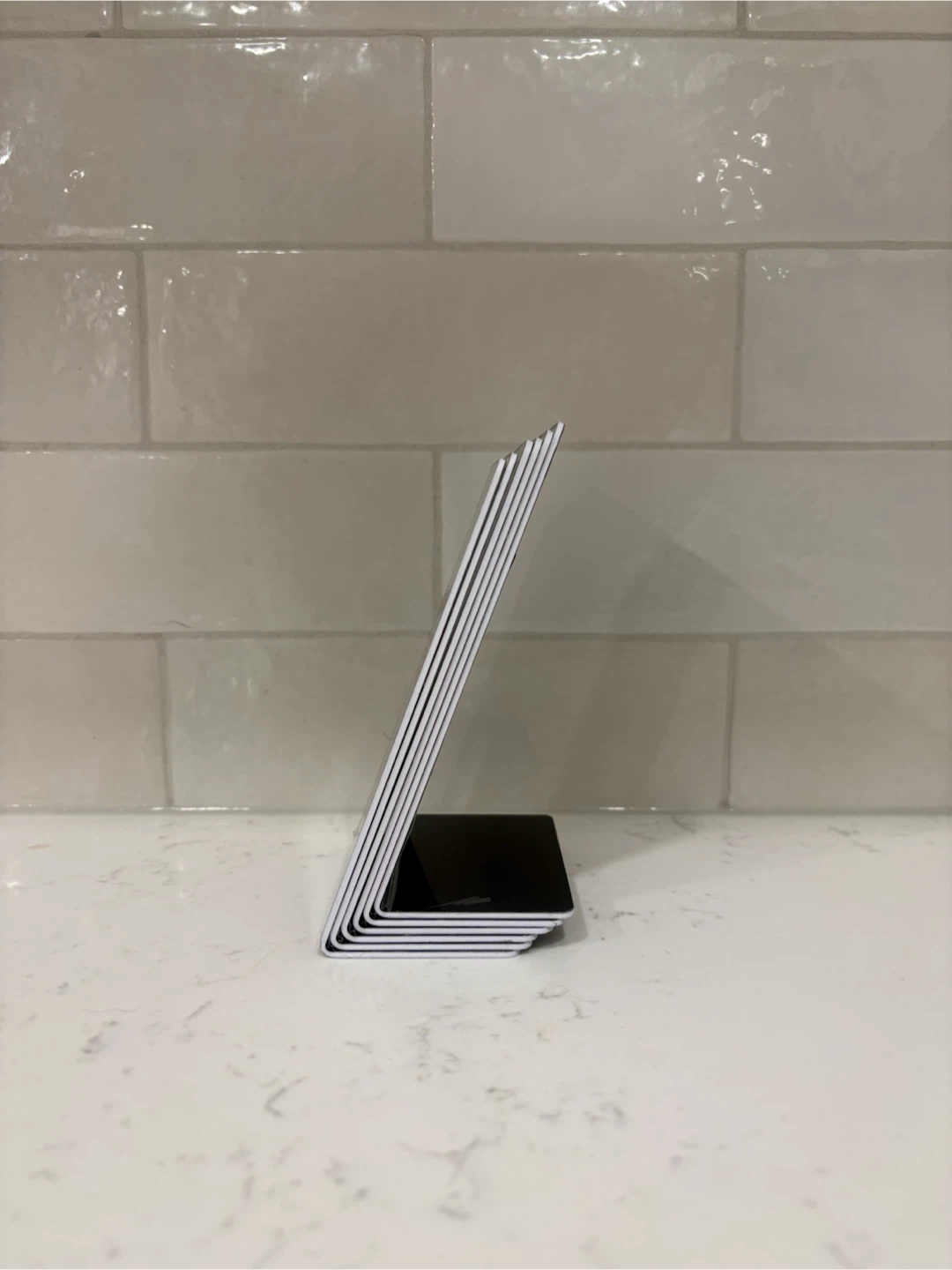 Black Display Stand for Cards or Phones - photo 2