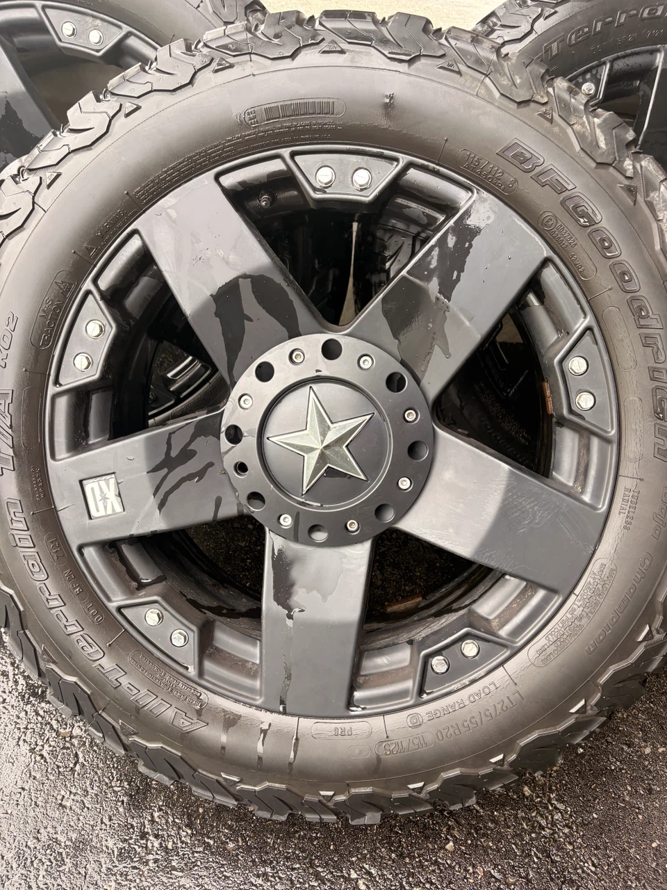 20” rockstar rims with BFG tko2 - photo 2