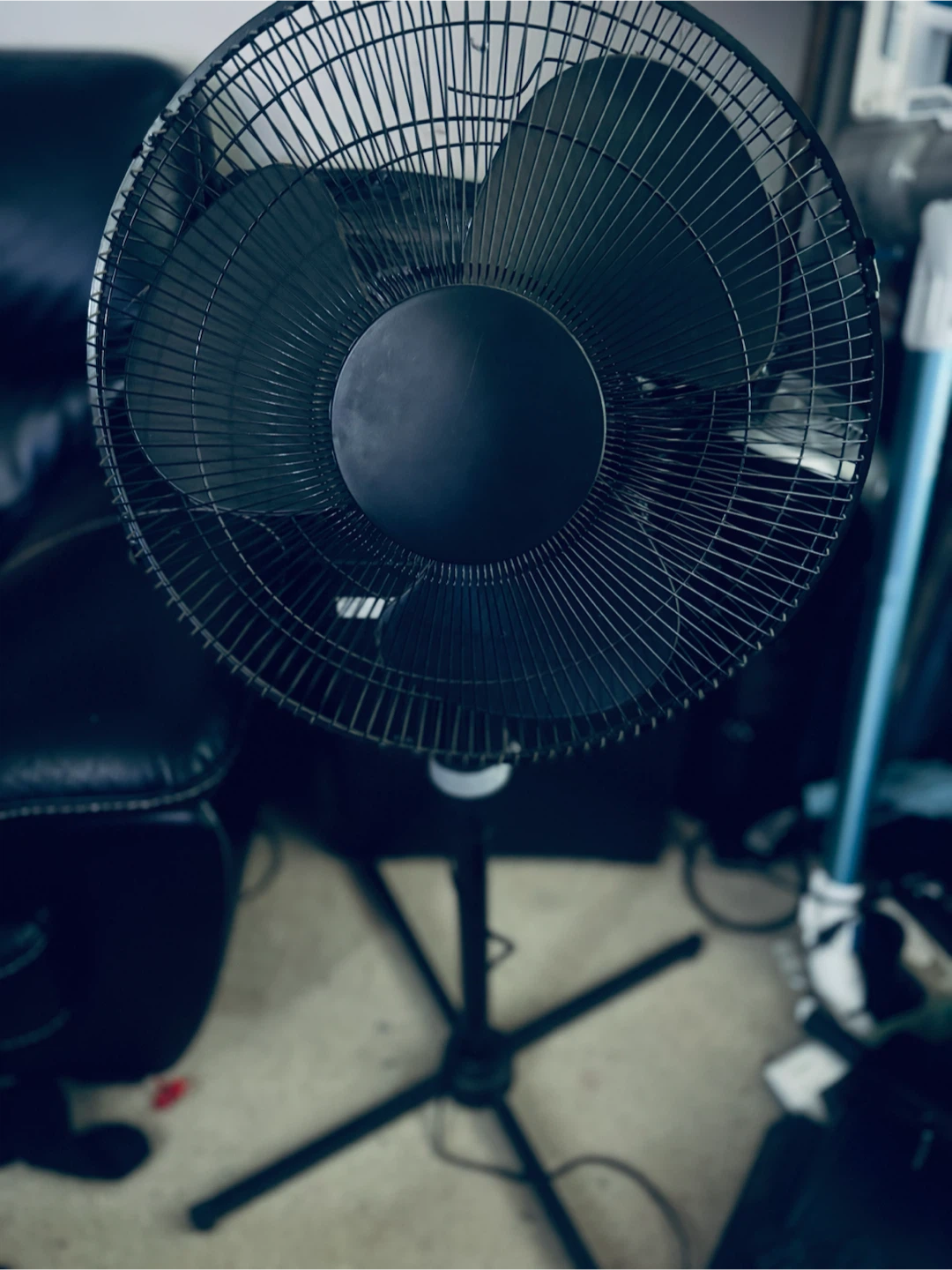 Black Stand Fan