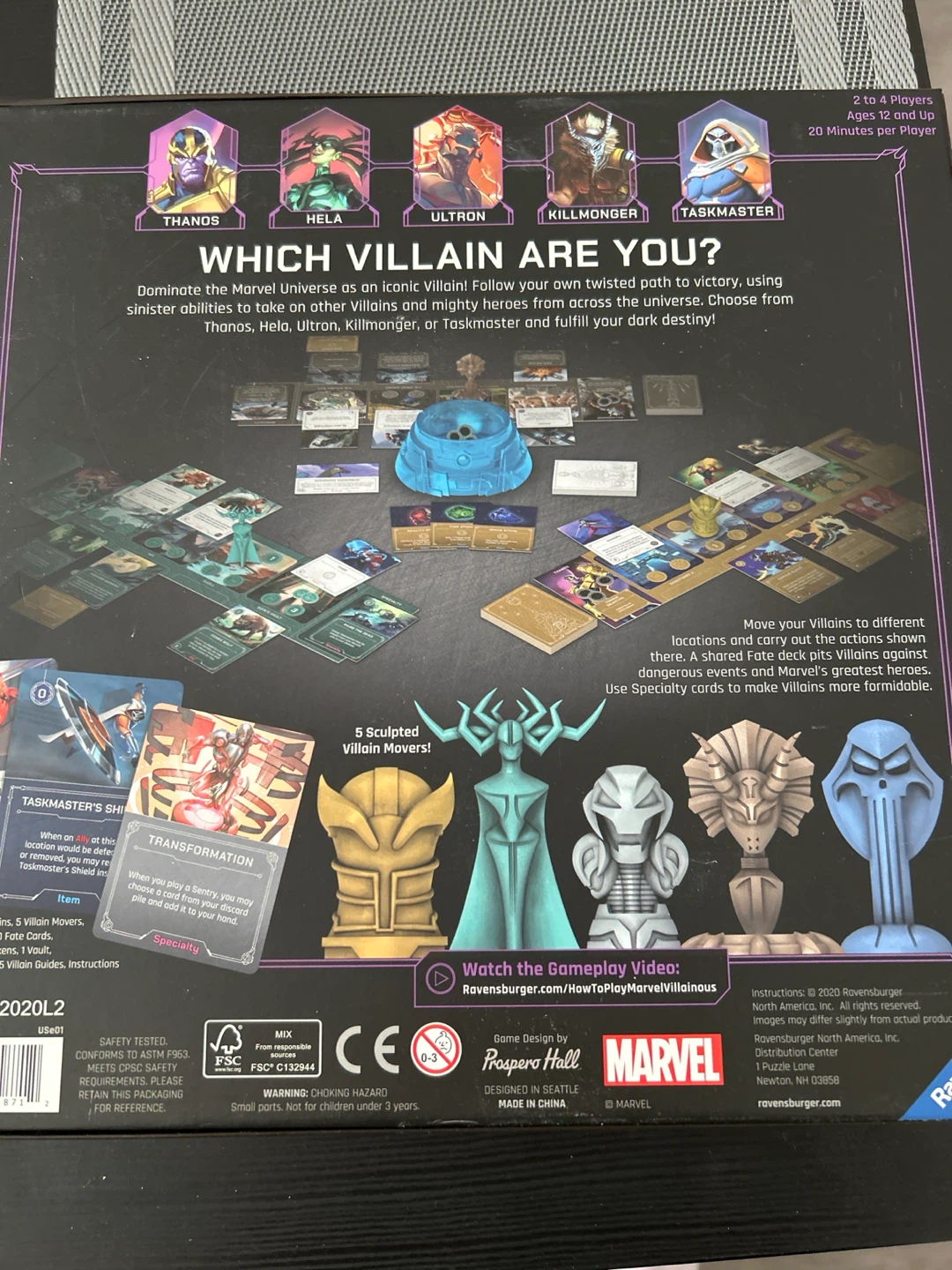 Marvel Villainous Infinite Power Board Game - photo 2