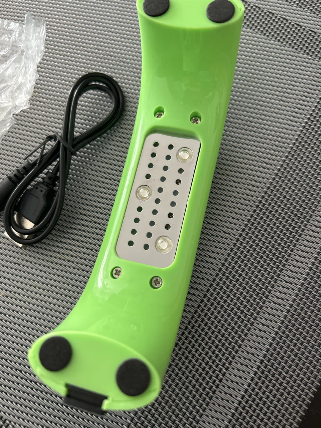 Green Rechargeable Electric Mini UV Light Lamp with gloves - photo 2